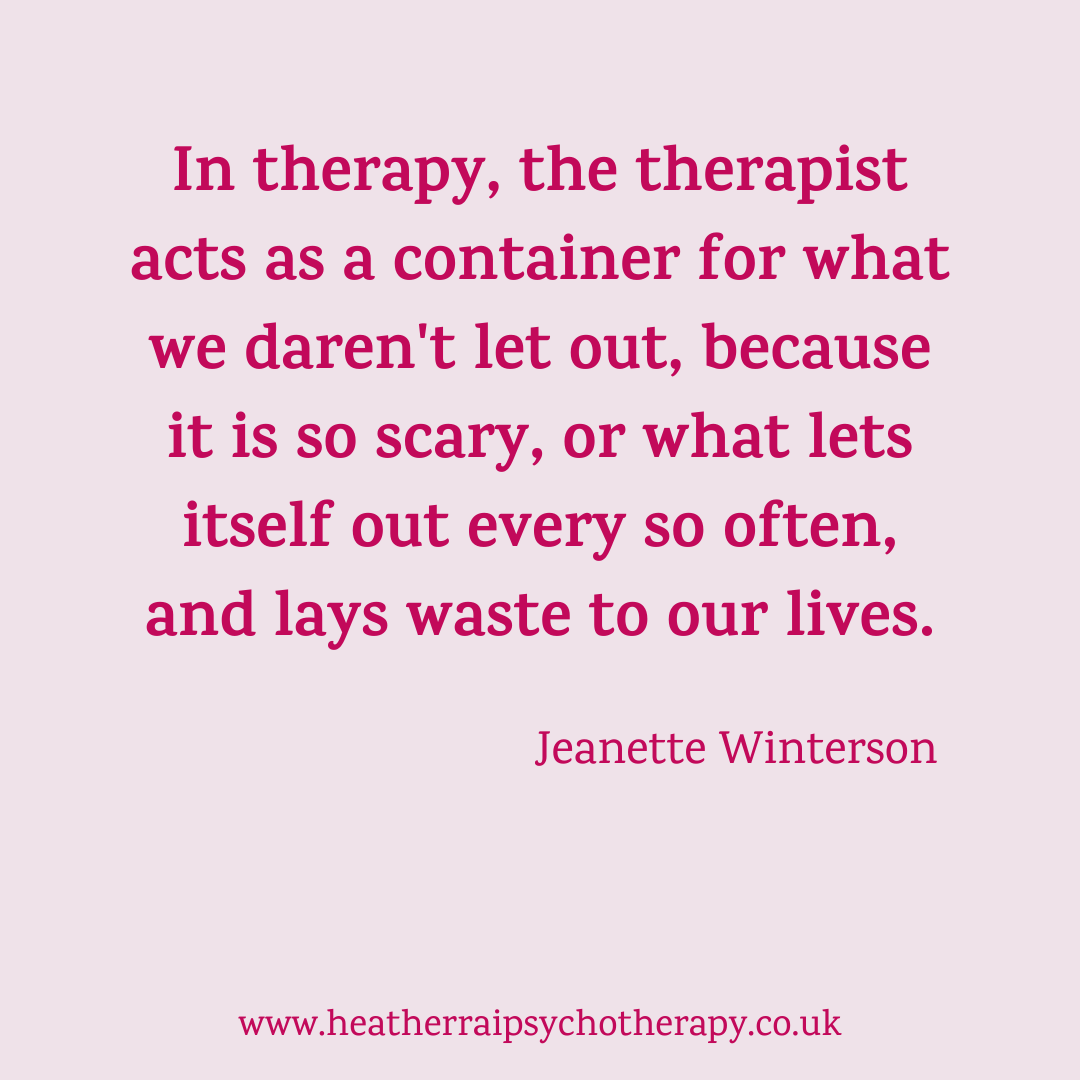 Fear and trust in counselling